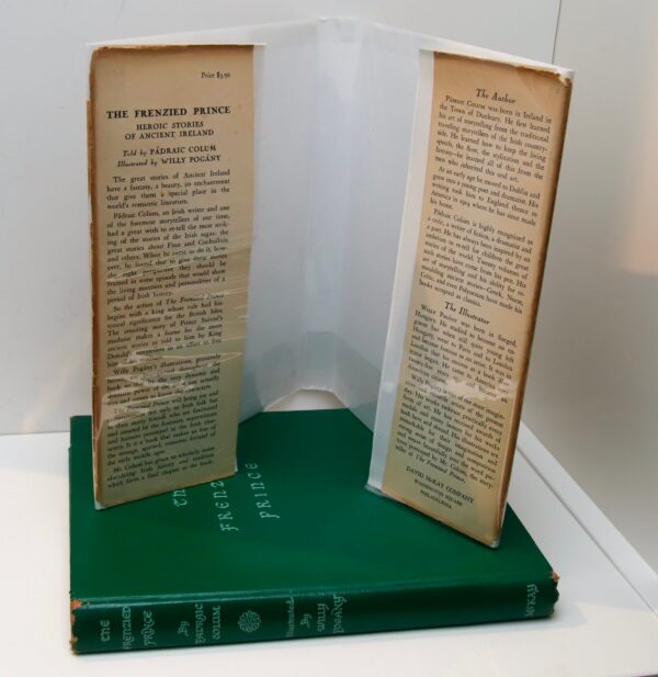 The Frenzied Prince Heroic Tales of Ancient Ireland Padraic Colum 1943  Illustrated First edition vintage hardcover - Image 4