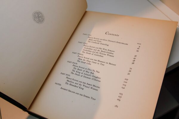 The Frenzied Prince Heroic Tales of Ancient Ireland Padraic Colum 1943  Illustrated First edition vintage hardcover - Image 8