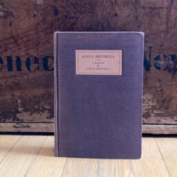 Vintage 1920s hardcover memoir "Alice Meynell" 1929 First edition by Viola Maynell For poetry fans