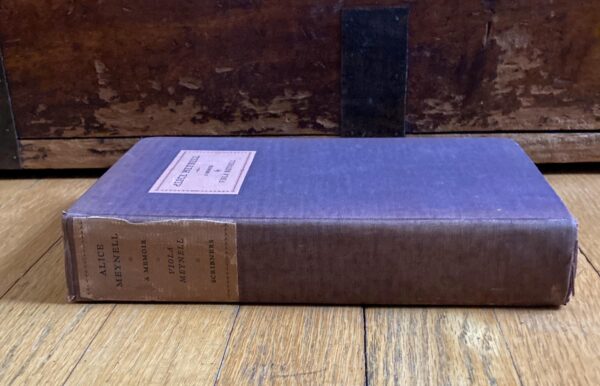 Vintage 1920s hardcover memoir "Alice Meynell" 1929 First edition by Viola Maynell For poetry fans - Image 3