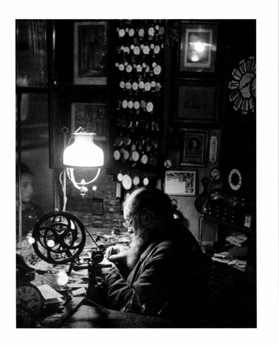 Brassai “Watchmaker, Passage Dauphine, Paris” c.1931 Vintage art book print 4 3/4 x 7 1/2″