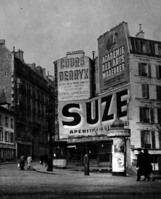 Brassai “Rue de Passy, Paris” c.1940 Vintage art book print