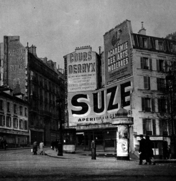 Brassai "Rue de Passy, Paris" c.1940 Vintage art book print - Image 2