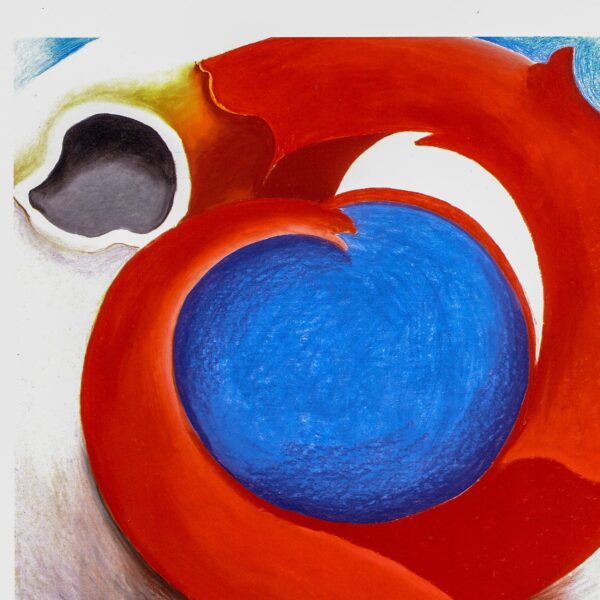 Georgia O'Keeffe "Goat's Horn with Red / Pelvis III" 1944/45 print