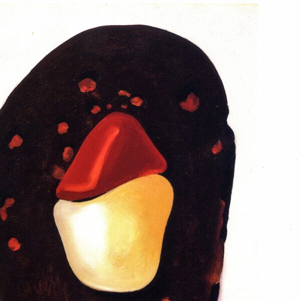 Georgia O'Keeffe "Three Small Rocks Big / Red and Pink Rocks"