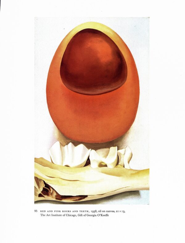 Georgia O'Keeffe "Red Hills and White Flower / Red and Pink Rocks and Teeth" - Image 4