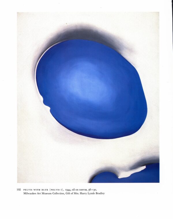 Georgia O'Keeffe "Black Place - III / Pelvis with Blue" 1944 Two-sided - Image 4