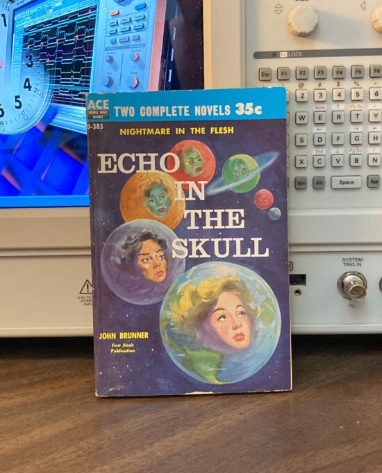 Ace “Double” Rocket to Limbo & Echo in the Skull c.1959 Vintage sci fi double novel paperback