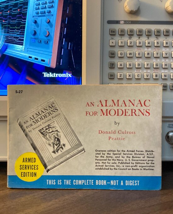 Armed Services Edition “An Almanac For Moderns” Donald Culross Peattie 1945 Vintage paperback book