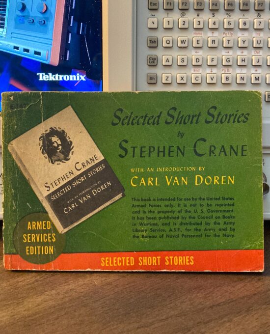 Armed Services Edition “Selected Short Stories by Stephen Crane” 1944 Vintage paperback book