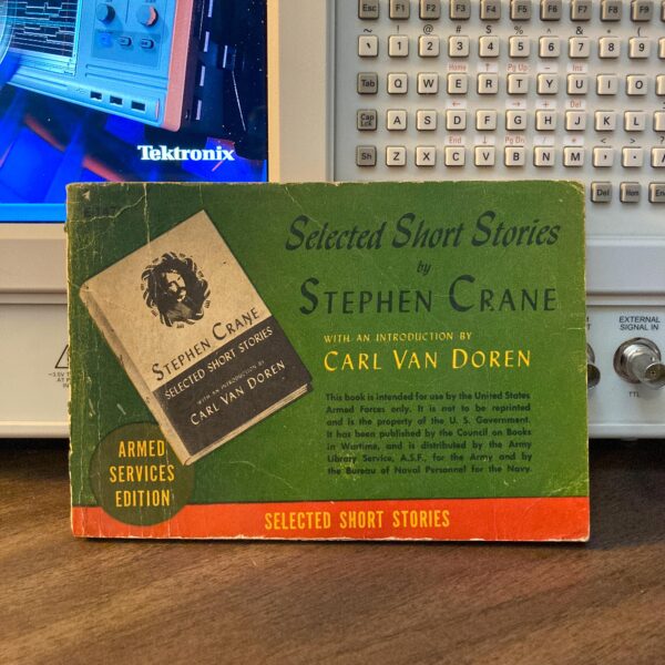 Armed Services Edition "Selected Short Stories by Stephen Crane" 1944 Vintage paperback book