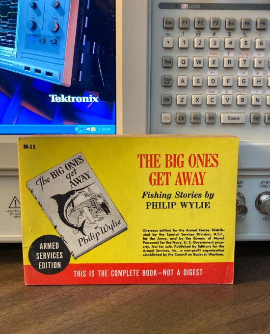 Dad Gifts Armed Services Edition “The Big Ones Get Away” Philip Wylie 1944 Vintage paperback book