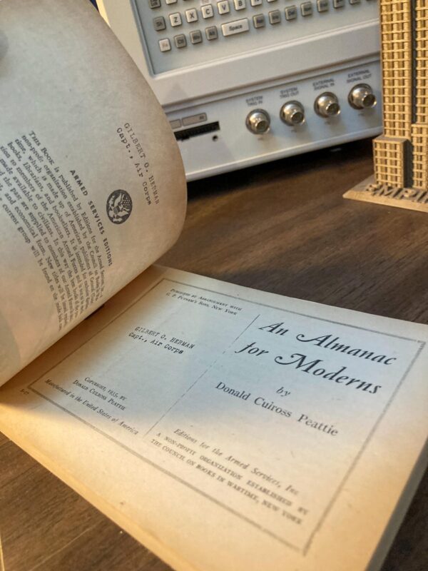 Armed Services Edition "An Almanac For Moderns" Donald Culross Peattie 1945 Vintage paperback book - Image 6