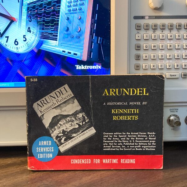 Armed Services Edition "Arundel" A Historical Novel by Kenneth Roberts 1945 Vintage paperback book