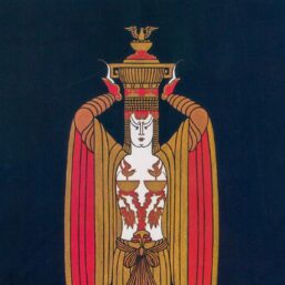 Erte Theatrical Costume Vintage art print "Gift Bearer, Aladdin at Folies-Bergere" 1927/"The Masks" 1912 9 x 12 1/4"