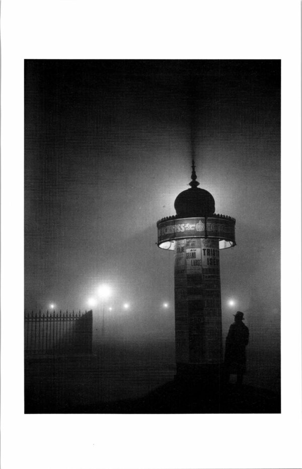 Brassai "Avenue de l'Observatoire, Paris" 1933 Vintage art book print Street photography