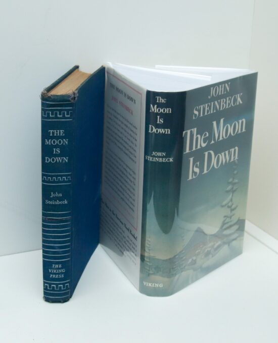 The Moon is Down John Steinbeck First edition hardcover, second state 1942 In custom printed facsimile first-edition dust wrapper