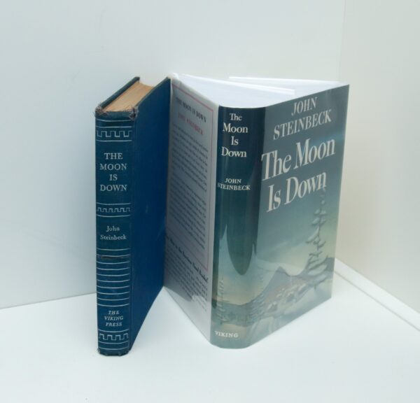 The Moon is Down John Steinbeck First edition hardcover, second state 1942 In custom printed facsimile first-edition dust wrapper - Image 2