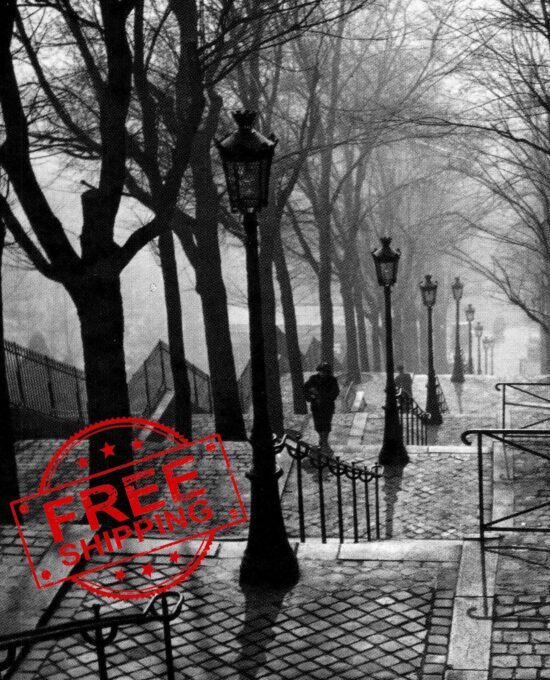 Brassai “Montmartre, Paris” 1936 Vintage art book print Street photography