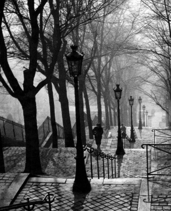 Brassai “Montmartre, Paris” 1936 Vintage art book print Street photography
