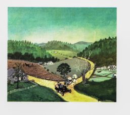Grandma Moses "The Old Automobile" 1944 Vintage book print