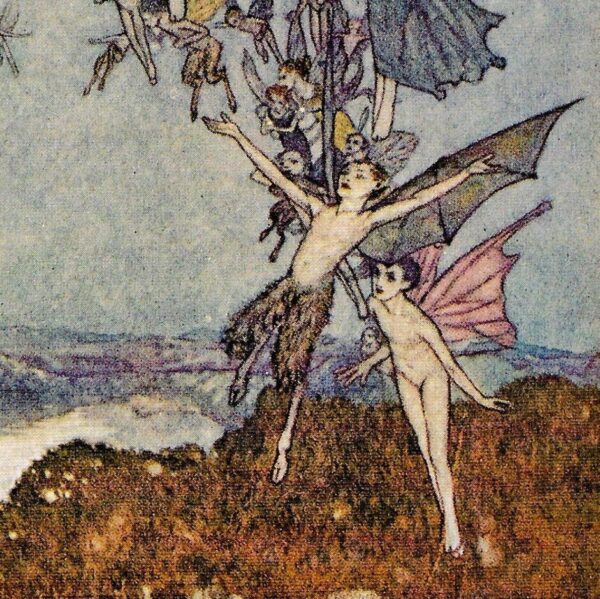 Edmund Dulac 'The Tempest' Fairy Art Print: Vintage Book Page - Image 2