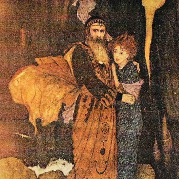 Edmund Dulac 'The Tempest' Illustration: Vintage Book Page - Image 3