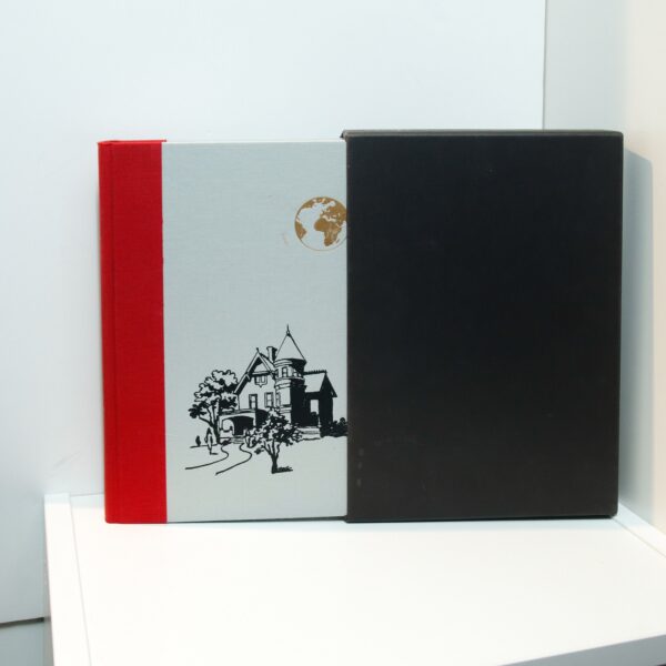 Ray Bradbury "The Martian Chronicles" Signed [c.1974] Vintage Heritage hardcover in decorated cloth wrapped boards in slipcase Mignaini art