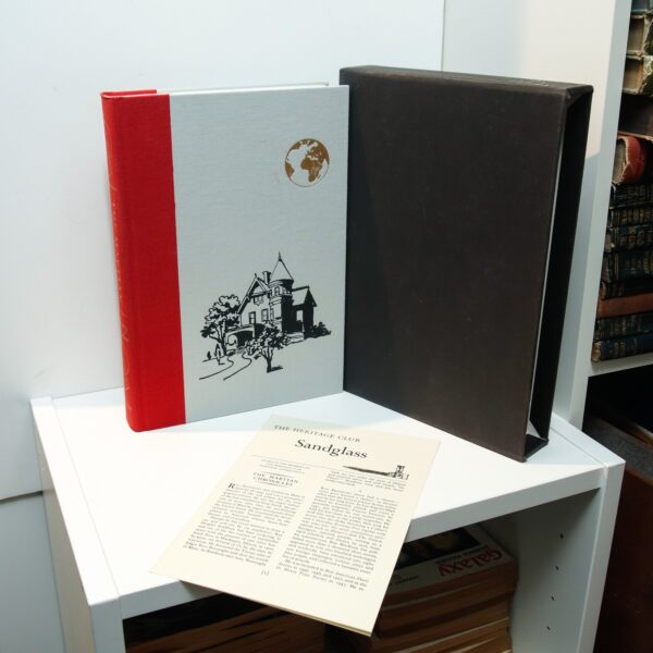 Ray Bradbury "The Martian Chronicles" Signed [c.1974] Vintage Heritage hardcover in decorated cloth wrapped boards in slipcase Mignaini art - Image 2