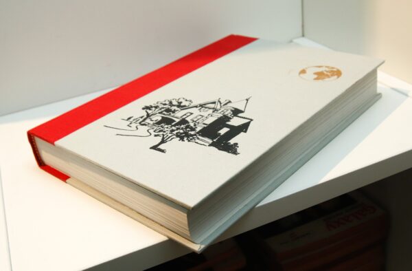 Ray Bradbury "The Martian Chronicles" Signed [c.1974] Vintage Heritage hardcover in decorated cloth wrapped boards in slipcase Mignaini art - Image 6