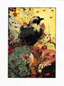 Edward Detmold 'The Vain Jackdaw' Print: Aesop Fables Art