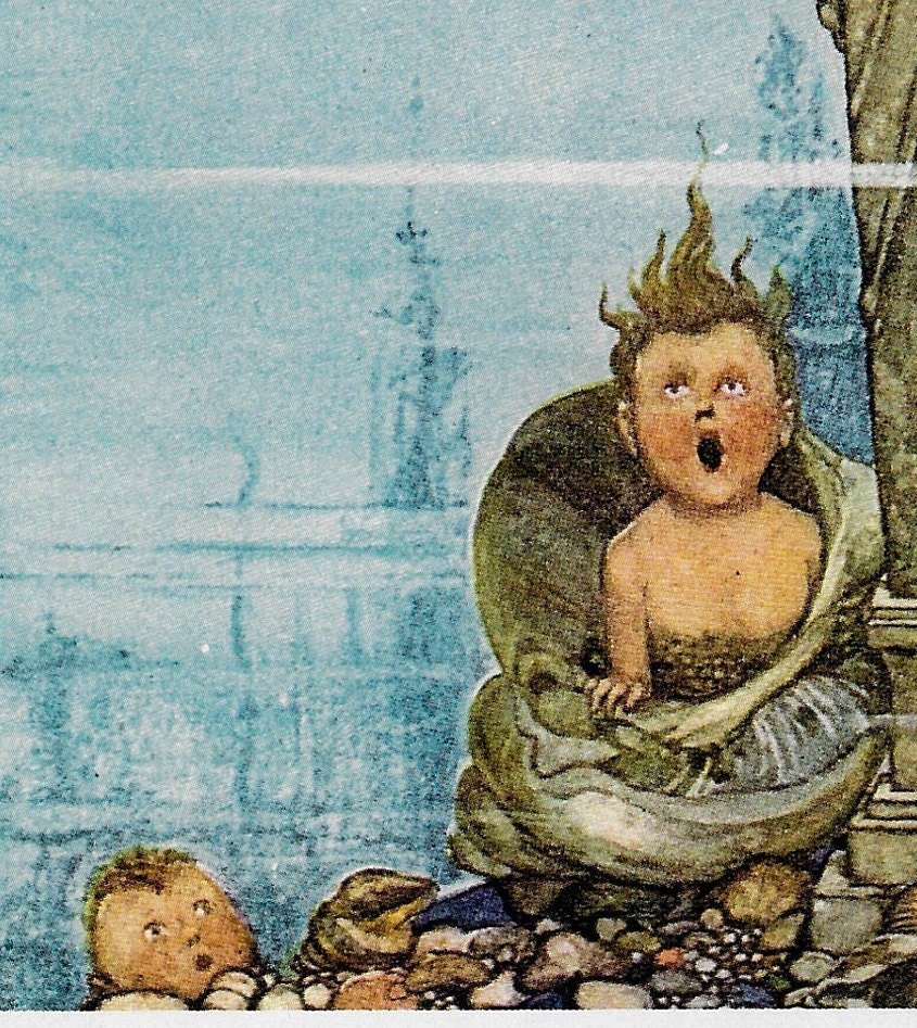 Little Mermaid Vintage Art Print: W. Heath Robinson Illustration, 1913 - Image 2