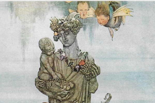 Little Mermaid Vintage Art Print: W. Heath Robinson Illustration, 1913 - Image 3