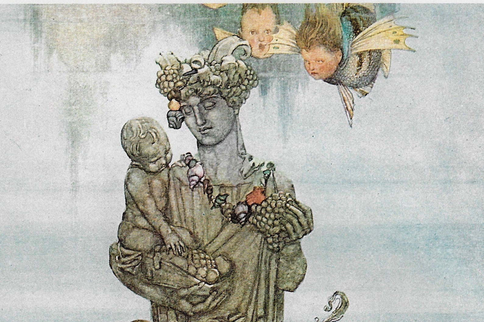 Little Mermaid Vintage Art Print: W. Heath Robinson Illustration, 1913 - Image 3