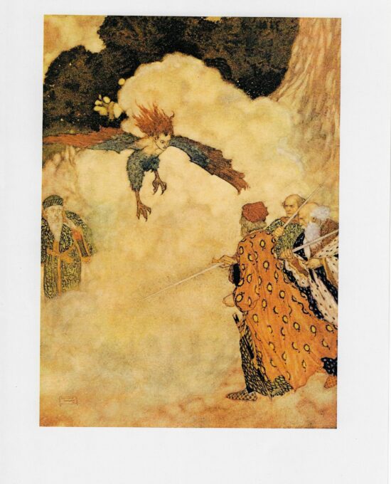 Edmund Dulac ‘The Tempest’ Art Print: Shakespeare Ariel Illustration