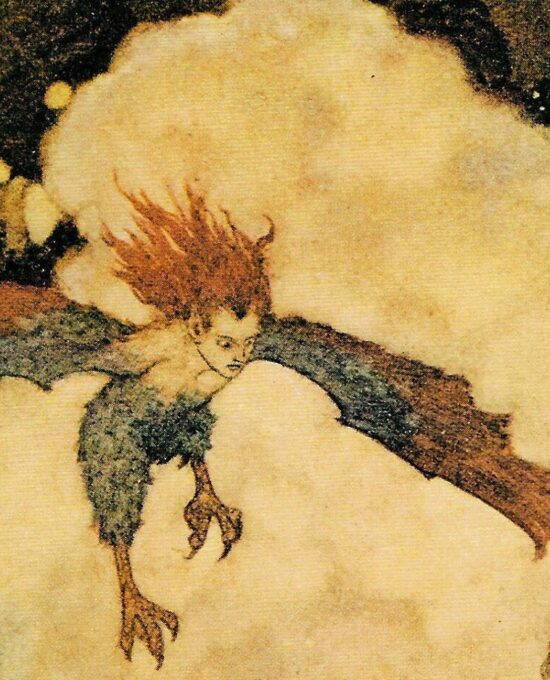 Edmund Dulac ‘The Tempest’ Art Print: Shakespeare Ariel Illustration