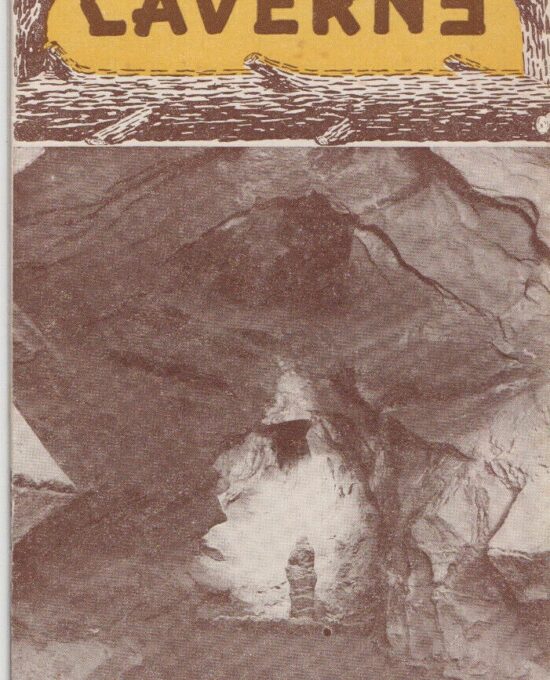 Virginia Skyline Caverns souvenir brochure & roadmap c.1957