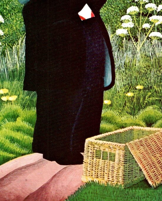 Vintage Reg Cartwright Art Print: The Pigeon Fancier, 1972
