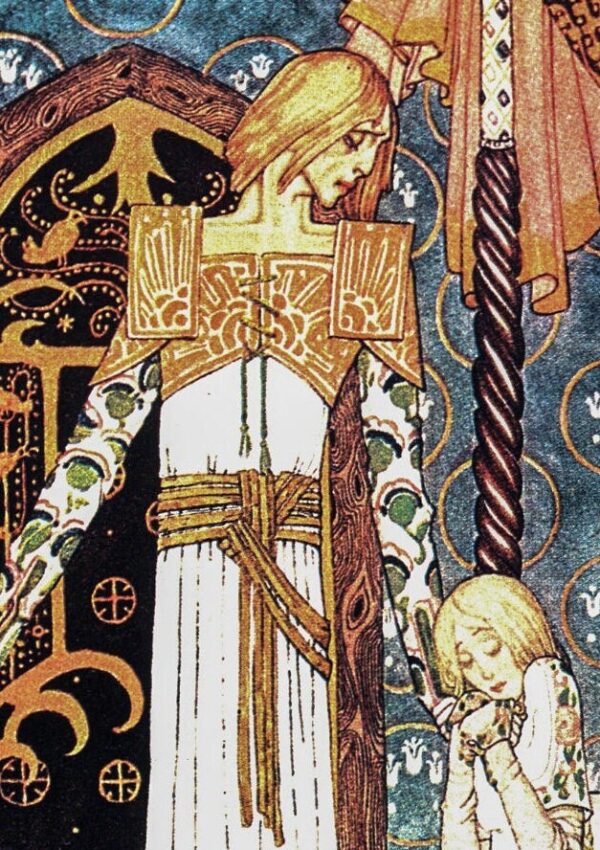 Art Nouveau Kay Nielsen Print: 1914 Vintage Book Illustration - Image 3