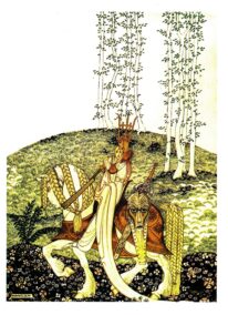 Kay Nielsen Art Nouveau Print: Vintage Illustration, 1914 Book Plate