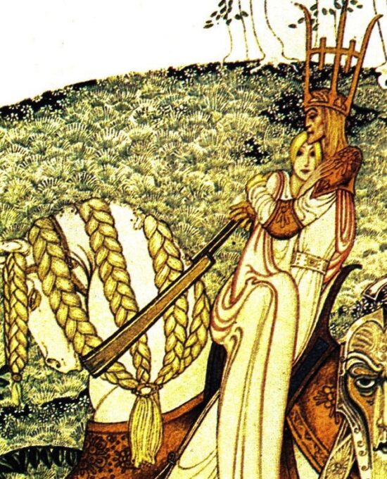 Kay Nielsen Art Nouveau Print: Vintage Illustration, 1914 Book Plate