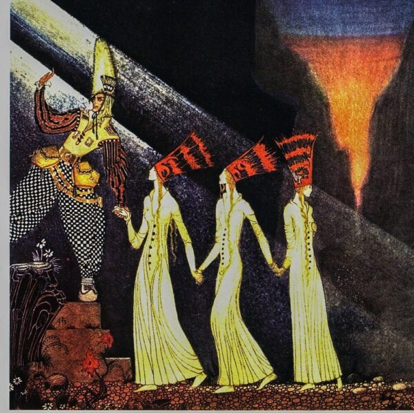 Kay Nielsen Art Nouveau Print: The Three Princesses in the Blue (1914)