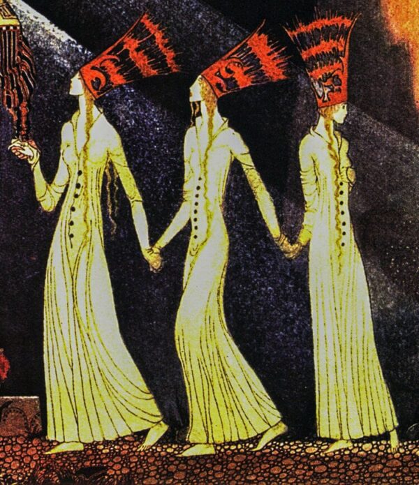 Kay Nielsen Art Nouveau Print: The Three Princesses in the Blue (1914) - Image 3