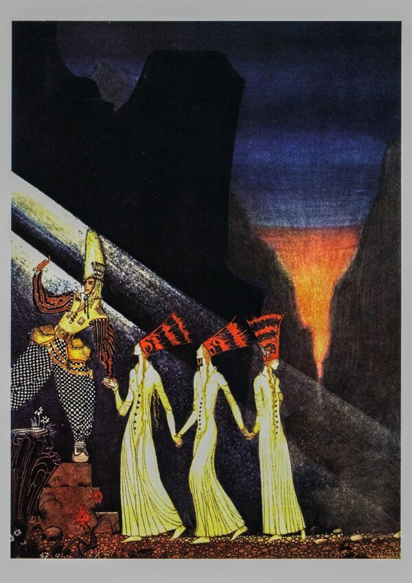 Kay Nielsen Art Nouveau Print: The Three Princesses in the Blue (1914) - Image 4
