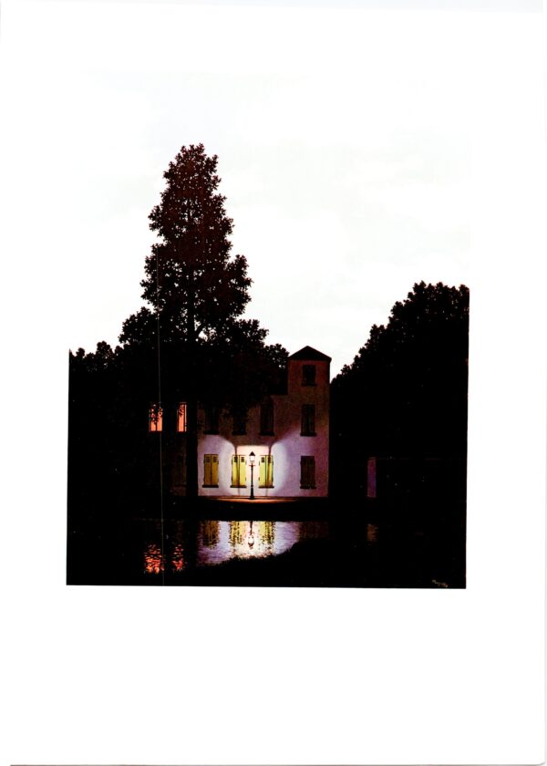 Rene Magritte "Empire of Light II" Vintage Art Book Page - Image 3
