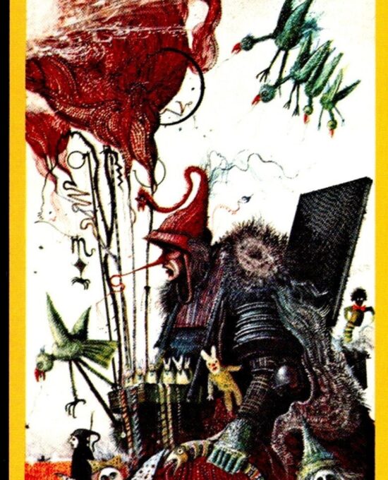 Vintage Ian Miller Art Print: Isabella Maiden of the Marsh, 1975