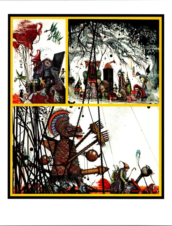 Vintage Ian Miller Art Print: Isabella Maiden of the Marsh, 1975 - Image 4