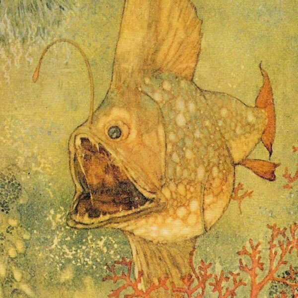 Edmund Dulac 'The Tempest' Anglerfish Print: Shakespeare Vintage Art