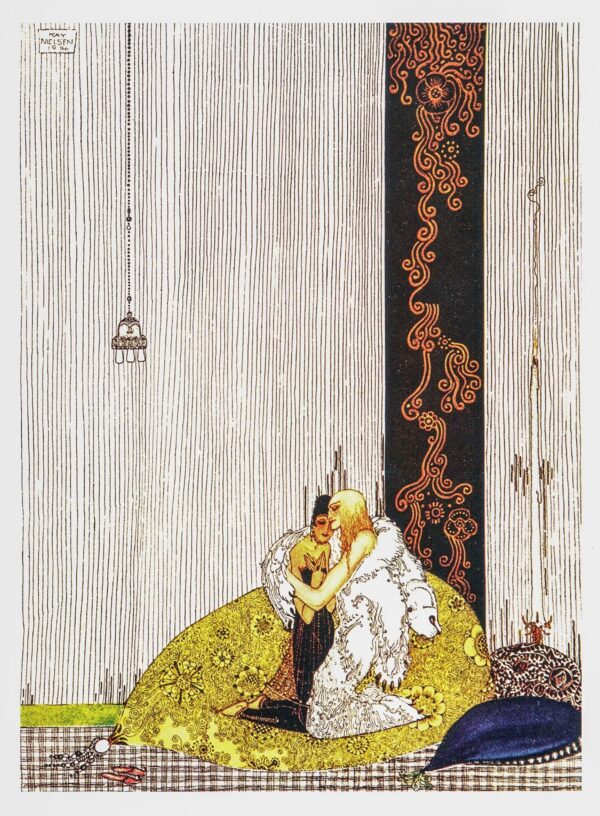 Kay Nielsen "The Lad in the Bear's Skin" Vintage Art Print (1914) - Image 2