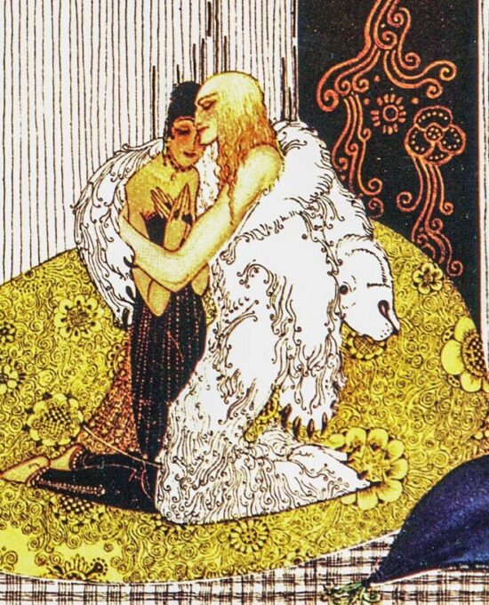 Kay Nielsen “The Lad in the Bear’s Skin” Vintage Art Print (1914)
